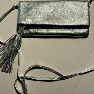 GIGI NEW YORK Italian leather fold over clutch bag